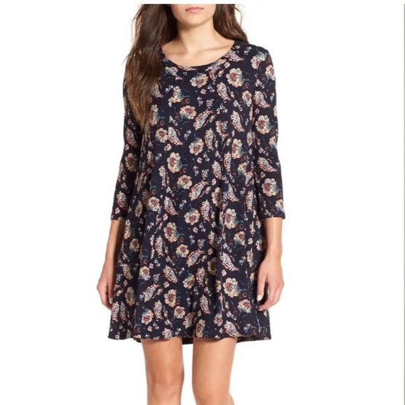 NWOT Lush Paisley Dress - Picture 1 of 6